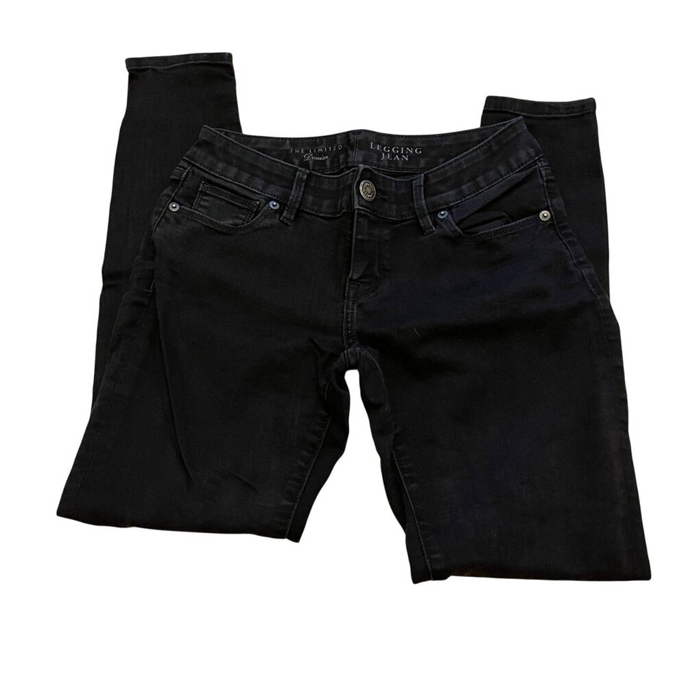 The Limited Women's Black Denim Legging Jeans Size 0R